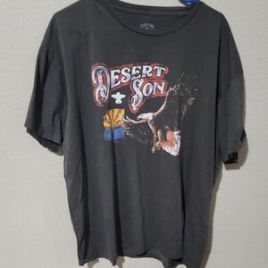 Desert Son Graphic T-Shirt - Black band tee shirt size XL
